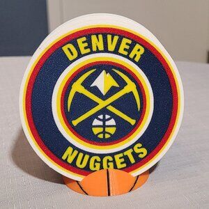 Denver Nuggets Coaster Set - 3D Printed - (Set of 4)